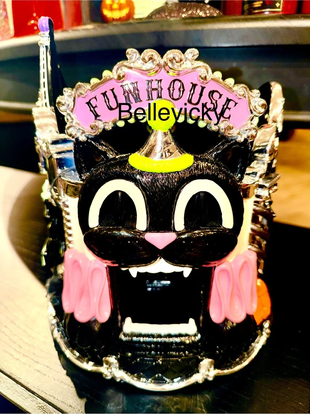 Bath & Body Works Halloween Glow in The Dark Circus Luminary 3 Wick Candle Rare